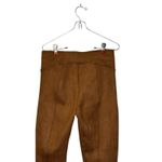 Spanx Women's Leggings Velour Faux Suede Ankle Pull On Stretch Brown Sz. Medium Photo 8