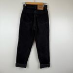 Levi's Vintage Levi’s 921 15921 Orange Tab Tapered Fit Black Mom Jeans Made USA Size 6 Photo 4