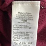 J.Crew Ruffle Rhinestone Burgundy Sweater Photo 5