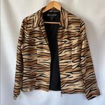 SilkLand pure silk Women's size 6 Animal Print Blazer Photo 2