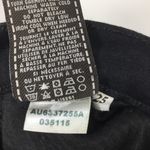 7 For All Mankind  7FAM Wax Coated Moto Jeans Button Up Ankle Size 25 Photo 3