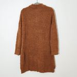 Umgee  Long Sleeve Mini Brown Sweater Dress Size Large NWT Photo 4