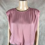 Naked Zebra Mauve Blouse with Tie Detail Photo 1