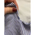 Nicole Miller Blue Pinstripe Embroidered Monkeys Shift Mini Dress Size 10 Photo 4