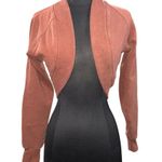 Athleta  Brown Fleece Retroplush Wrap Shrug size XXS Photo 3