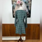 CeCe Beautiful  Green Floral Fit & Flare Mini Dress! Photo 5