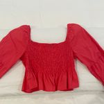 Pink Puffy Blouse Photo 3