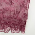 Limited Too  vintage Y2K pink boho off the shoulder pink lacy blouse size medium Photo 6