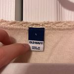 Old Navy Women's Beige Pointelle Short Sleeve Top Photo 1