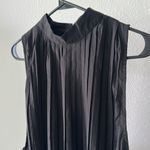 Nasty Gal Mock Neck Pleated Sleeveless Blouse Size M Photo 1