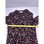 MANGO Flowy Floral Printed Maxi Dress. Size 6 Black Photo 5