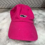 Vineyard Vines  Neon Hot Pink Baseball Hat Whale Logo Adjustable Strap Photo 0