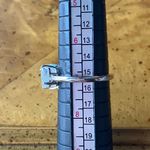 Natural Aquamarine Sterling Silver Heart Ring Size 7 Photo 8