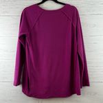 Wildfox  Raspberry Long Sleeve V Neck Sweater Size S Photo 1