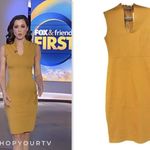 Rolla Coster mustard yellow fitted dress Photo 1