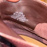 Lucky Brand Joal Shooties Maroon Peep-Toe Heeled Boots Size 8.5 Photo 7