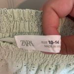 ZARA Sage Green Mini Skort Photo 2