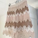 Maria Pavan Crochet Knit Shorts Cream/Tan Size XS Photo 6