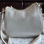 Nanette Lepore White Pebble Leather Like Crossbody Bag Photo 3