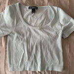 Charlotte Russe Light Blue  Crop Top Photo 0