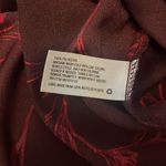 A New Day Women’s  Maroon & Red Blouse w/ Floral Leaf Design, Size Small Photo 5