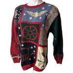 Vintage Skyr Handknitted Americana Sweater, Sz L Size L Photo 2