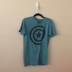 Marvel blue captain america  shirt Photo 3