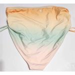 CALIA High Waisted Ruched Side Tie Swim Bikini Bottoms Orange Multi XXL *READ* Photo 2