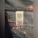 Maurice's Navy Blue Floral Eyelet Trim Flutter Sleeve Top Summer Spring Blouse M Photo 8