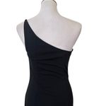 Gunne Sax Jessica McClintock  Black Dress Size 7‎ Ruffles Split Feminine Chic y2k Photo 9