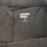Lands' End Pants Womens SZ M/P Gray Starfish Straight Leg Pull On Stretch Cotton Photo 3