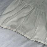 Arizona Jeans Y2K Vintage Low Rise L White Sequin Embellished Knee Length‎ Skirt Photo 5