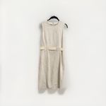 Akris Punto Beige Sand Belted Utilitarian Sheath Midi Dress Size 6 / FR 38 Photo 1
