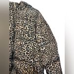 Michael Kors Leopard Print Women's Hooded Coat In Size M Photo 7