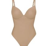 SKIMS Ultimate Body Push Up Thong Bodysuit in Clay, Size XXS Photo 3