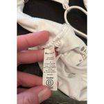 Athleta Bikini Swim Top Womens Small White Bralette Adjustable Straps Lined Photo 3