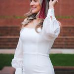Lulus White Fitted Dress Photo 1