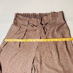 Polka dots loose high waist women’s pants Tan Size M Photo 6