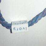 Electric Family Ella Ivory Purple Blue Stretchy Braided Boho Bracelet Photo 4