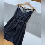 Victoria's Secret Victoria’s Secret Black Gold Bead Sheer Strappy Low Back Chemise Size Large Photo 2