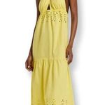 River Island NWT  Yellow Sun Resort Halter Dress Photo 0