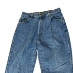 Riders By Lee Vtg 80s Riders Womens Tapered Leg Paperbag Mom Jeans Dark Blue 14W Measure 30x30 Photo 1