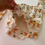 Reformation Floral Puff Sleeve Smocked Back Blouse Women’s 0 Photo 5