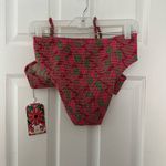 Farm Rio  smocked bikini bathing suit high rise push-up seasheel small new Photo 3