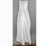 Maggie Sottero Wedding Dress Strapless Beaded Flawed Hemmed Classic Roses A Photo 3