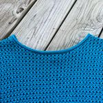 Ralph Lauren Lauren Women's Vintage Turquoise Hand Knit Sweater Size XL Photo 2