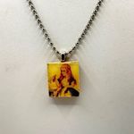 Alice in Wonderland drink me scrabble tile necklace Photo 11