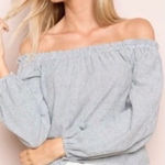 Brandy Melville off the shoulder crop top S Photo 0