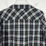 J.Crew  Shrunken Boy Shirt in Forest Plaid Buttondown Top Size 12 L1377 Photo 8