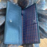 Gucci Black Long Wallet with Orange Horse Bit Pattern w/COA Photo 4